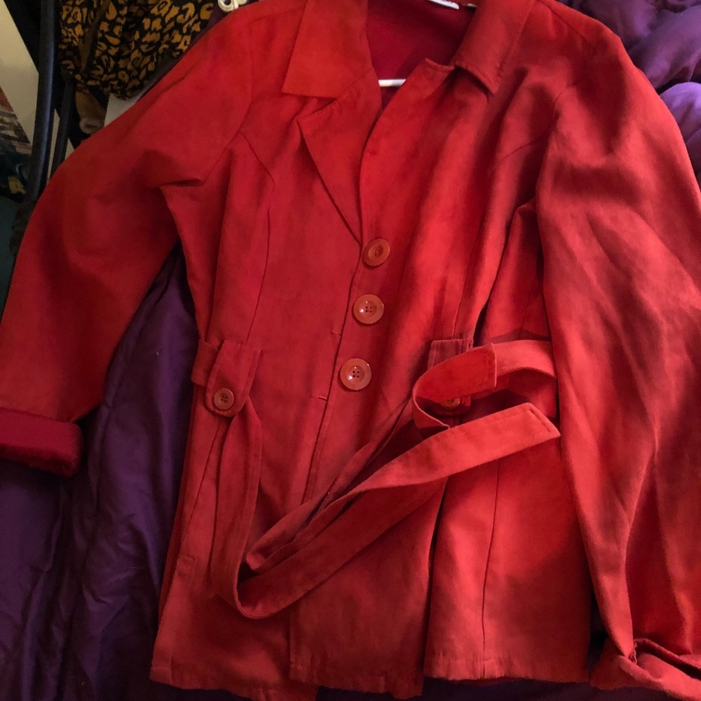 SUEDE CATO COAT 🧥